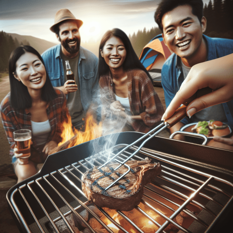 Can I Use A BBQ Grill Or Campfire For Outdoor Cooking At Campgrounds?
