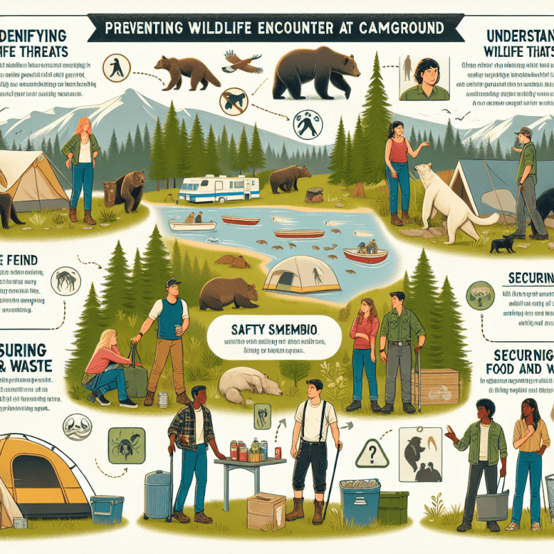 How Do I Prevent And Handle Wildlife Encounters At Campgrounds?