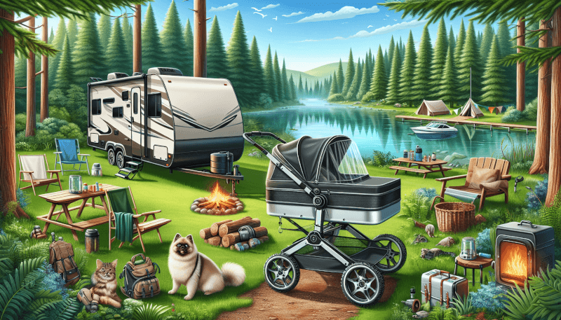 rv camping pet stroller taking your pets on outdoor adventures
