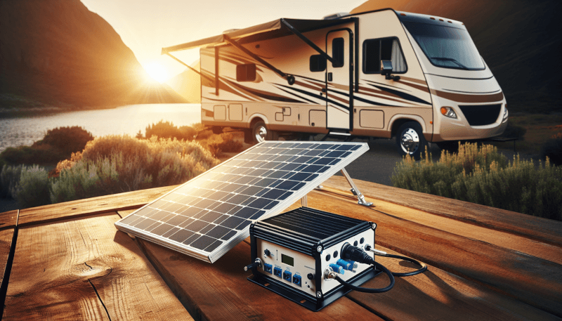 rv camping solar controller regulating solar power for efficiency 1
